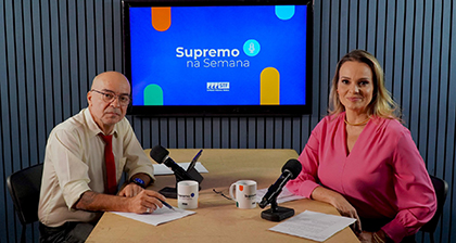 Mauro Burlamaqui e Alessandra Castro, apresentadores do podcast
