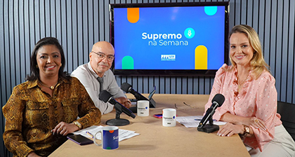 Equipe do podcast Supremo na Semana