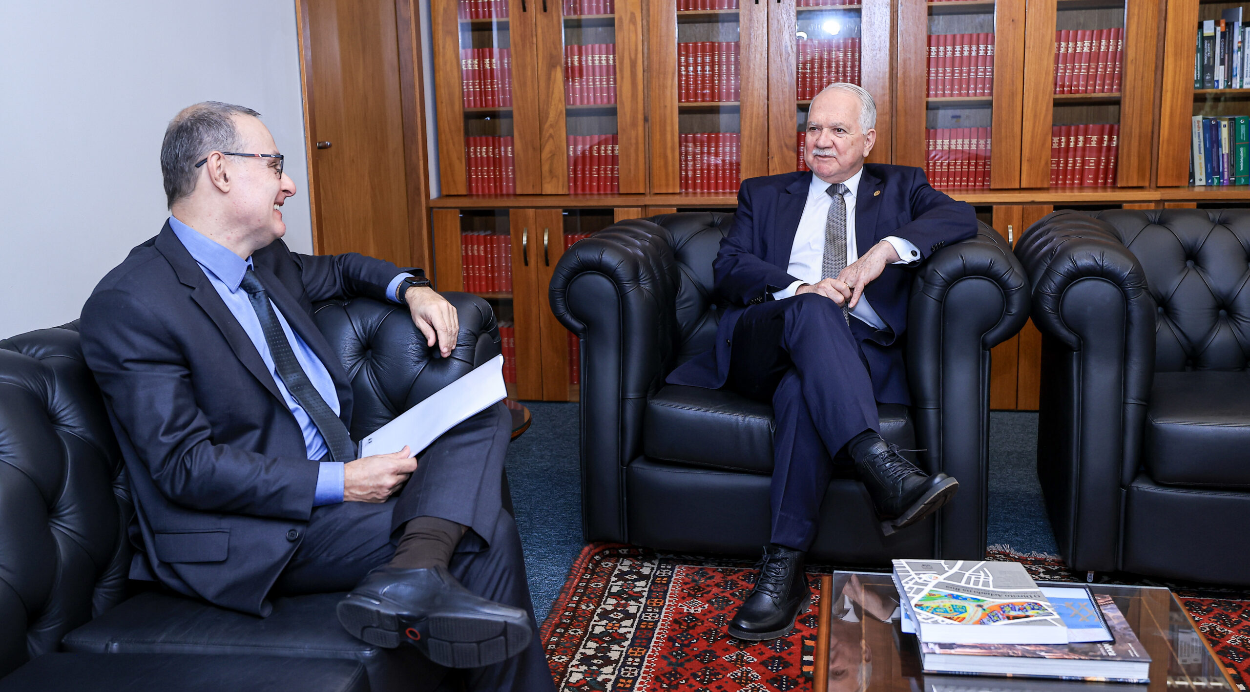 Ministro Edson Fachin e Renato Sérgio de Lima