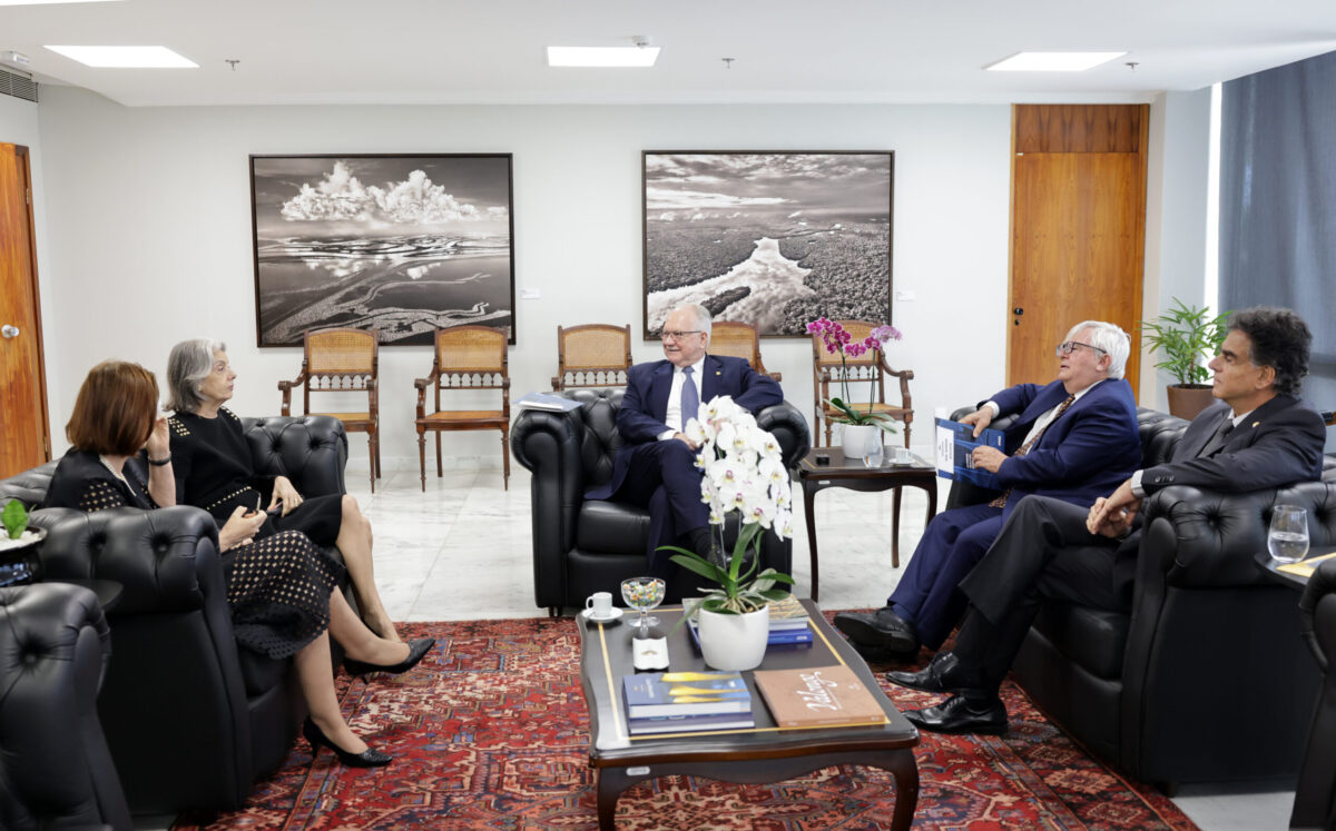Reunião do ministro Edson Fachin com presidentes dos tribunais superiores
