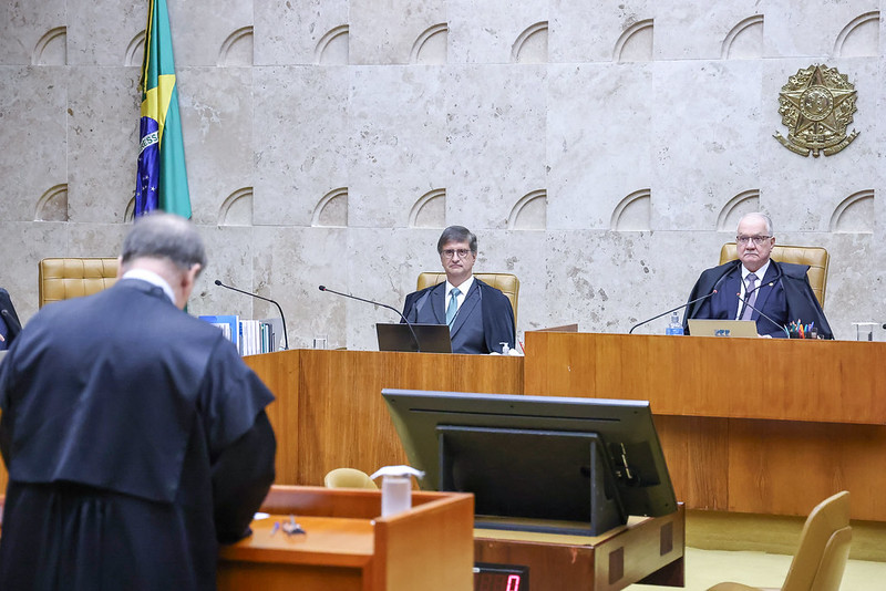 Advogado na tribuna do STF
