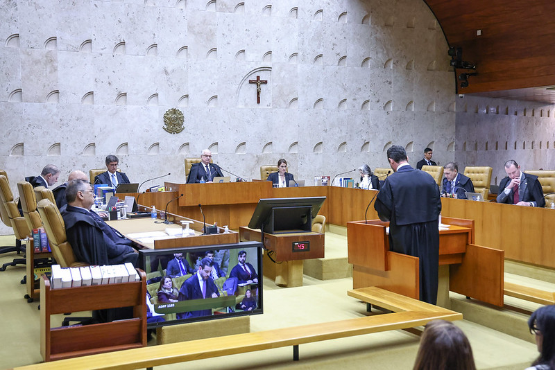 Advogado fala da tribuna do Plenário do STF
