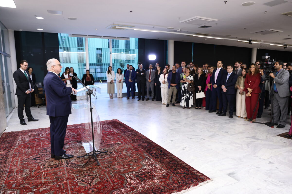 Presidente do STF fala durante evento sobre precedentes