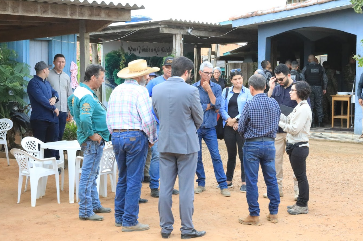 Inspeção judicial na Reserva Extrativista Estadual (Resex) Jaci-Paraná, em Rondônia