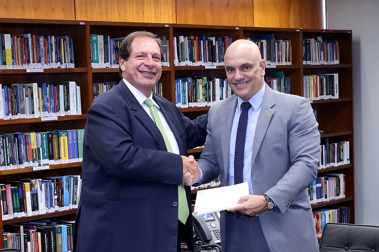 Vice-presidente do STF recebe convite para posse da nova gestão do STJ