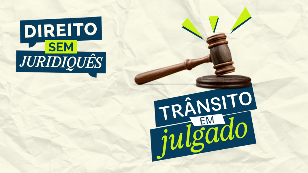 Banner da série Direito sem Juridiquês.